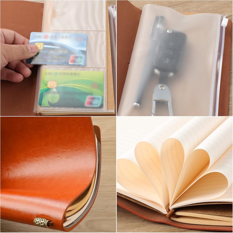 PRSTENLY Teacher Gifts Leather Journal, Teacher Appreciation Gifts 140 Page Refillable Notebooks, Thank You Back to School Gifts for Teacher Women Men Valentines Thanksgiving Christmas - Image 4